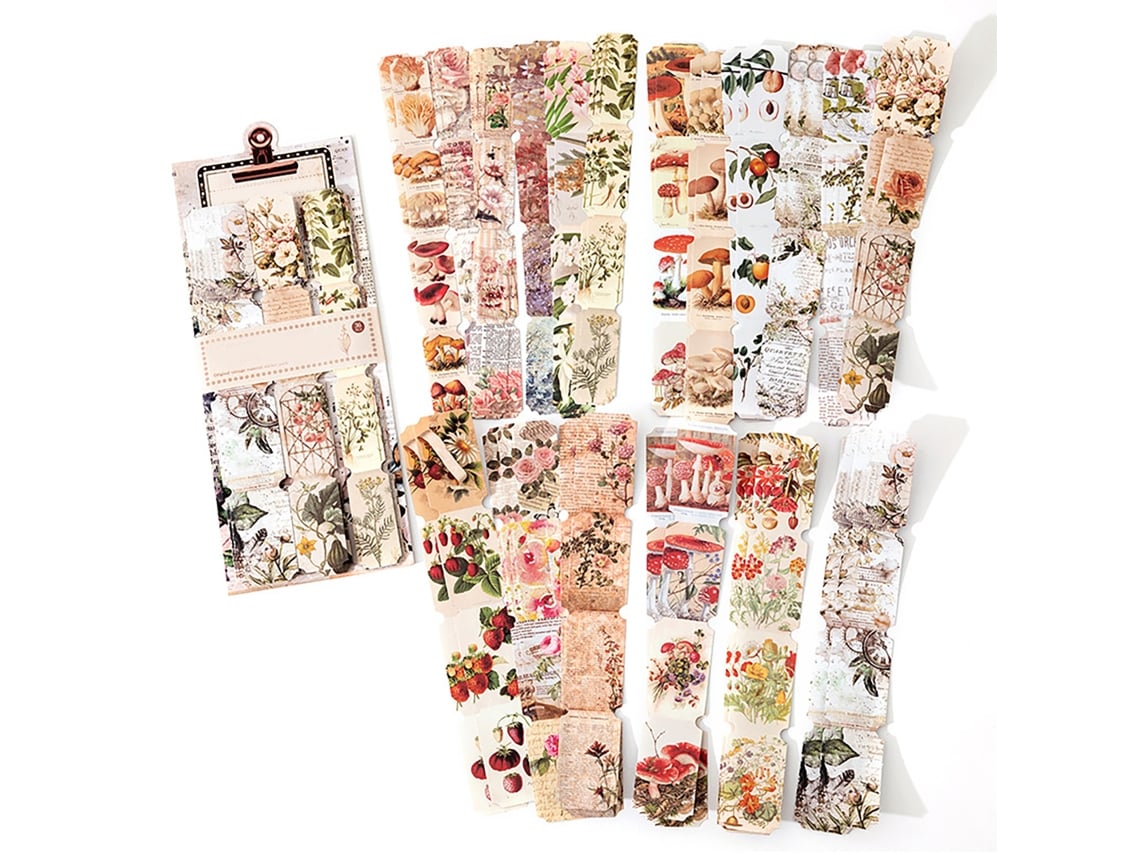 36pcs Diário Adesivo Papel Adesivo Desenho Animado Design Lindo Diário Requintado Papel Decoração Para Decoração De Casa Flor
