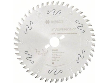 Disco de Sierra Circular BOSCH Top Precisión Best para Panel Laminado Abrasive 250x30x3.2 mm - 48