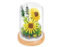 Ramo De Flores Artificiales Diy, Bloques De Construcción, Regalo Para Decoración Y Niños.