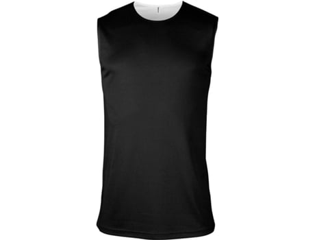Camiseta de Hombre para Fitness PROACT Sin Mangas Blanco (3XL)