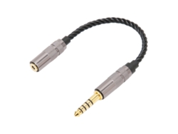 Adaptador De Cable Balanceado De 4,4 Mm Macho A 2,5 Mm Hembra Con Núcleo De Cobre Libre De Oxígeno Y Chapado En Oro.