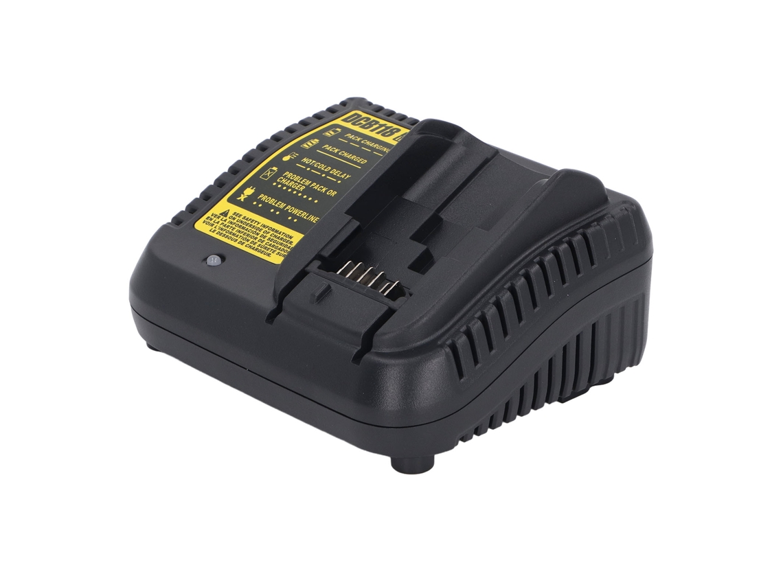 Carregador De Bateria De Ferramenta Elétrica 20v Lítio Para Dcb118 Dcb105 Dcb015 Dcb112 Plugue Uk Preto