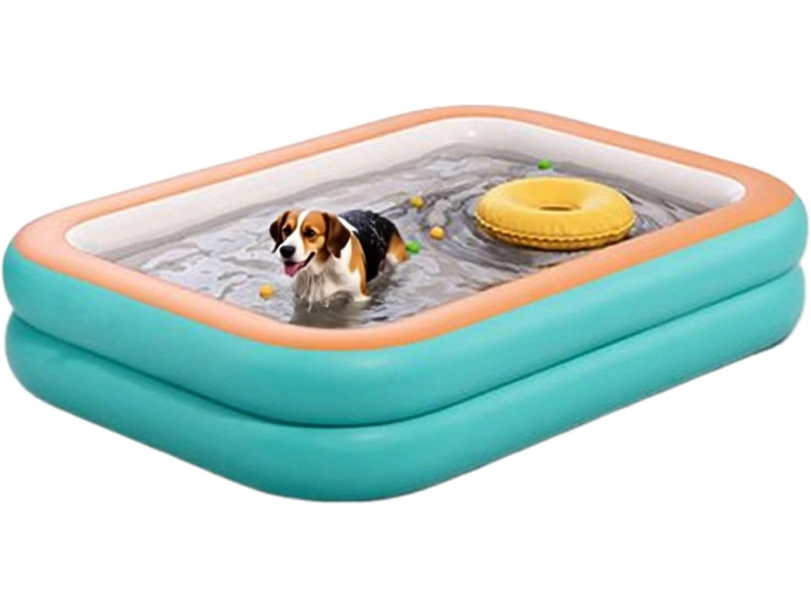 Piscina Desmontable Niños Exterior Agua Plegable Verano Jardín