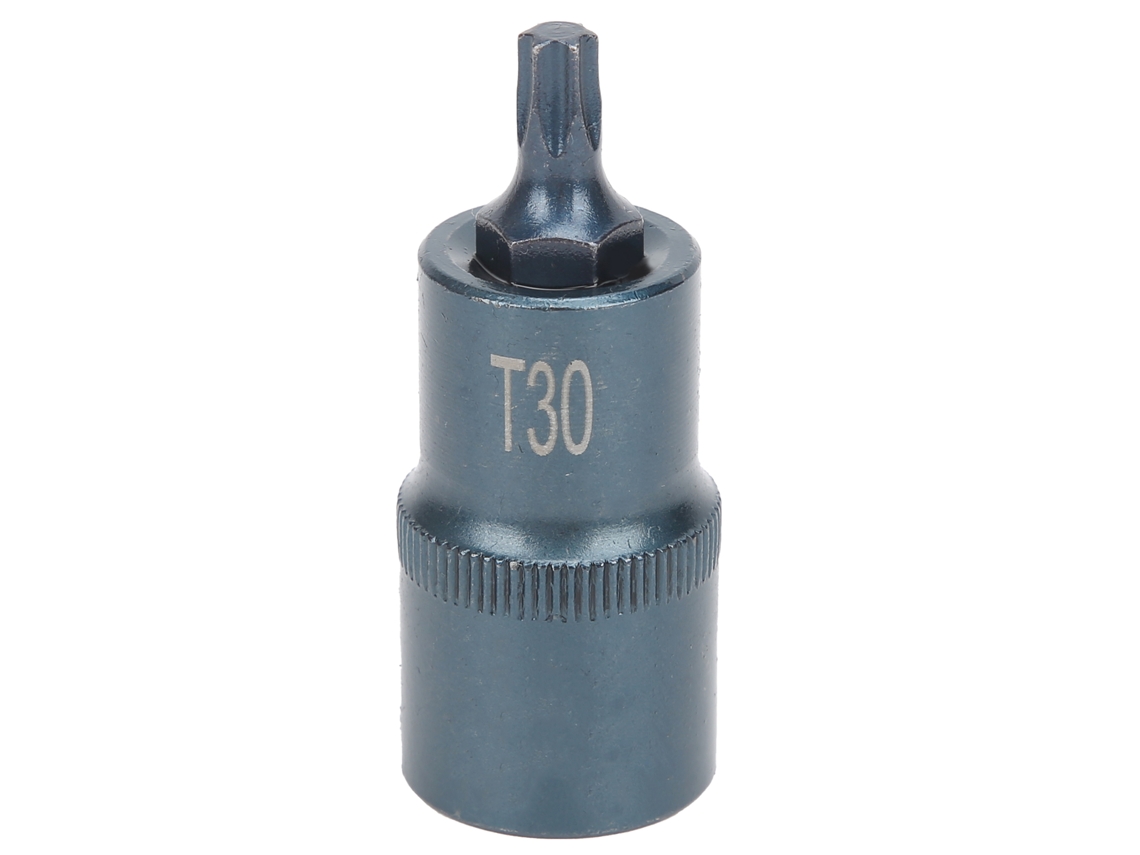 Bit Chave Estrela Soquete Quadrado 1/2 Polegada Aço Liga S2 T30 Ferramenta Hardware | S/MARCA