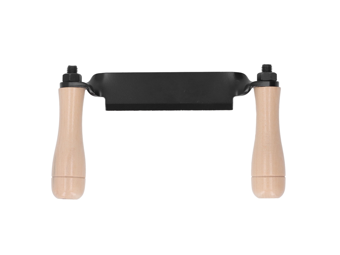 Herramienta de esmerilado manual con hoja recta de acero de tungsteno de 8 pulgadas, doble empuñadura, para trabajos de carpintería.