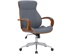 Silla de Escritorio DUDECOR (Acero - Nogueira)