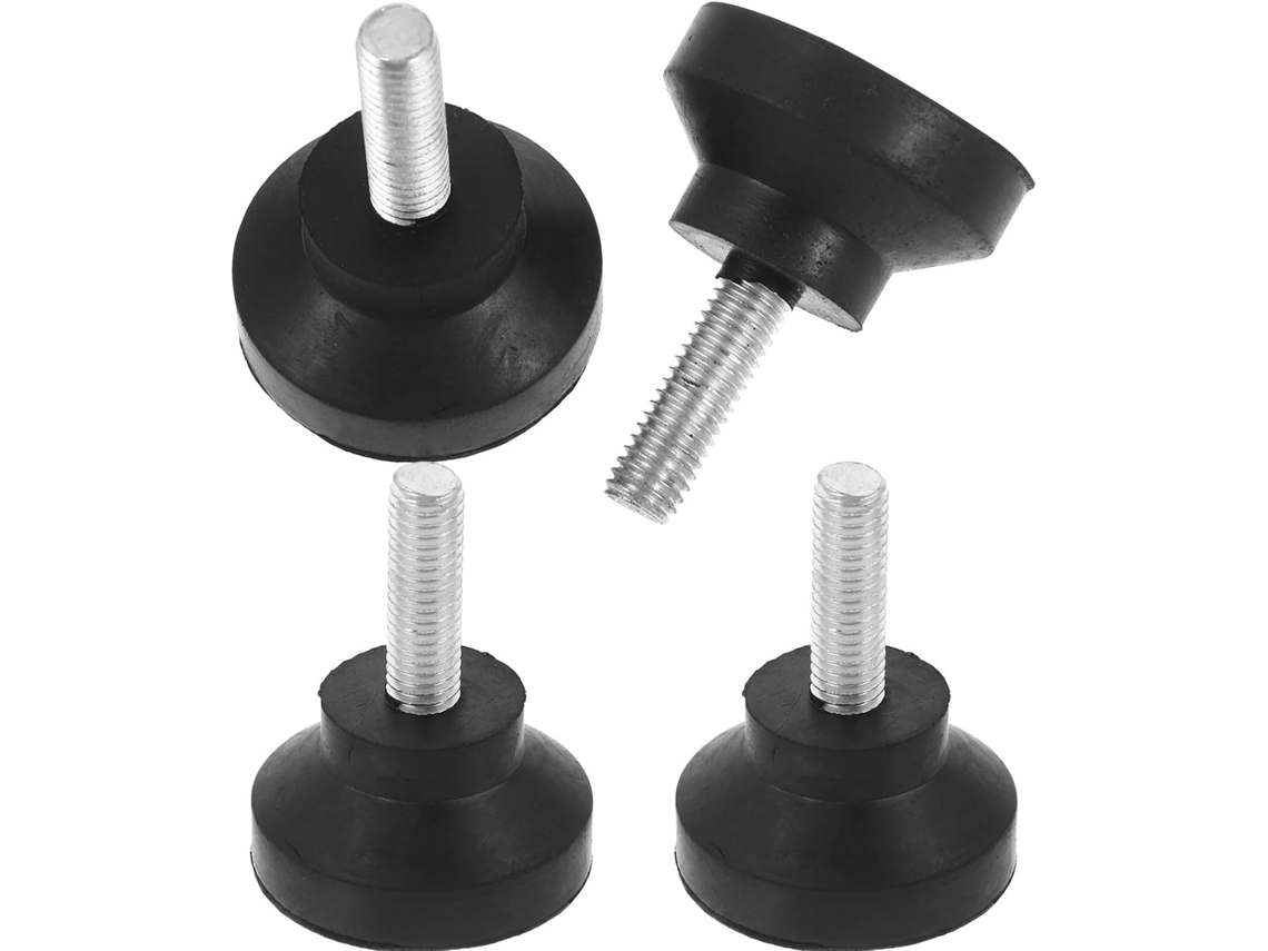 Patas Niveladoras Ajustables Goma Resistentes Muebles