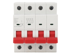 Disyuntor Miniatura De 4 Polos, 6 A, 400 V, Pp, Ignífugo, Para Uso Industrial, Comercial Y Residencial.