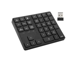 Mini Teclado Numérico Inalámbrico 2.4g Con 35 Teclas, Ultrafino Y Portátil Para Ordenador.