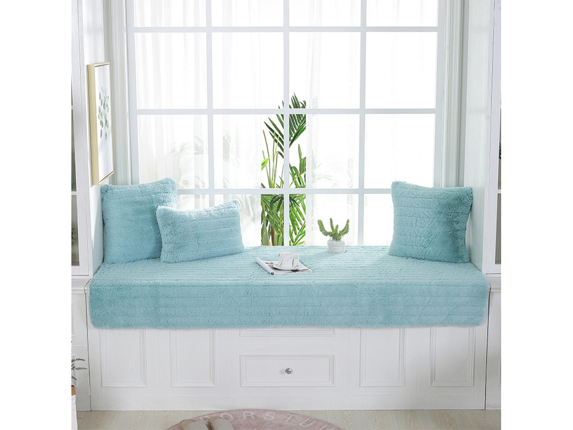 Funda antideslizante para asiento de sofá, protector de cojín para sofá, azul lago-110x180CM LUUCOZK
