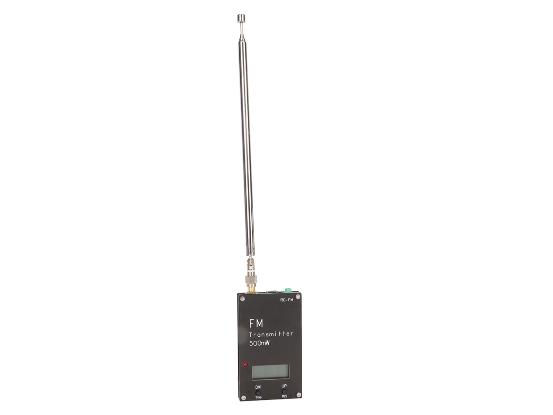 Transmisor FM profesional (largo alcance, pantalla LCD digital)