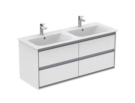 IDEAL STANDARD CONNECT Air furniture Double vanity unit, 1200 mm, 4 extraíbles, E0822