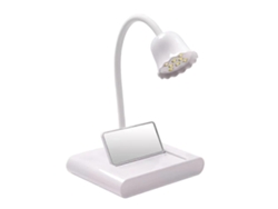 Lámpara de uñas UV LED, minisecador de uñas portátil, luz de gel para uñas manos libres giratoria de 360 ​​grados Ly Ebike