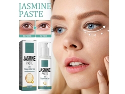 Crema Para El Contorno De Ojos Con Jazmín, Colágeno Y Aloe Vera, Elimina Ojeras, Bolsas Y Arrugas.