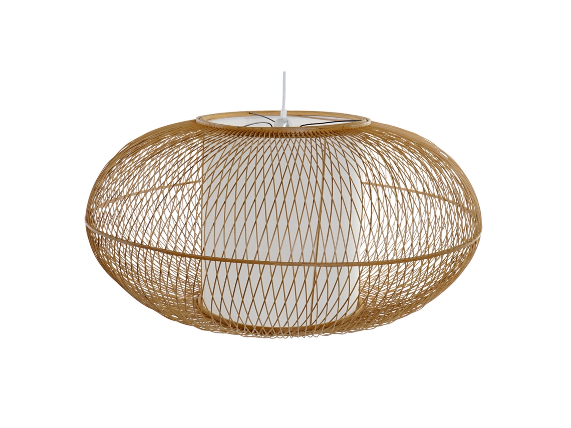 Lampara Techo Bambú Natural 83x83x40cm