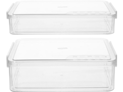 Besportble Stobaza De Plástico Transparente Para Documentos Y Archivos Portátil Para Escritorio 36,30 X 23,...