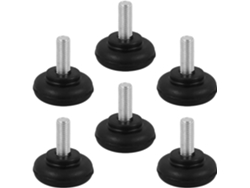 Niveladores 6 Ajustables Muebles Piezas Tornillo Métrico