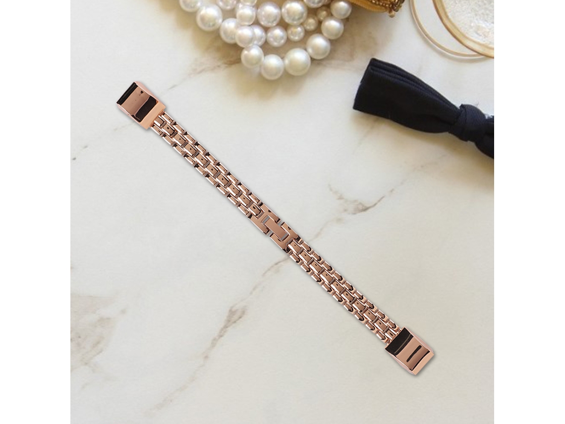 Pulsera inteligente (reemplazo de accesorios Fitbit Altarose Gold)