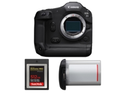 Canon Eos R1 + 1 Sandisk 512gb Extreme Pro Cfexpress Type B + Canon Lp-e19 + Ebook “20 Consejos Para Fotos Que Impactan”
