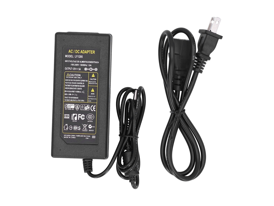 2026-adaptador De Alimentación 5a A Transformador De Luz Led Dc12v Para Cámara Tv