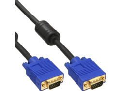Cable de Vídeo INLINE (VGA - 5 m - Negro)