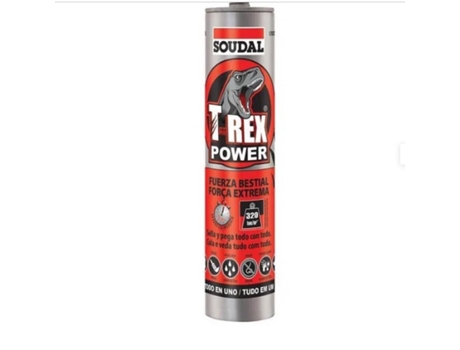 Soudal, T-Rex Power (Transparente) - 290Ml - 1 Un CIN