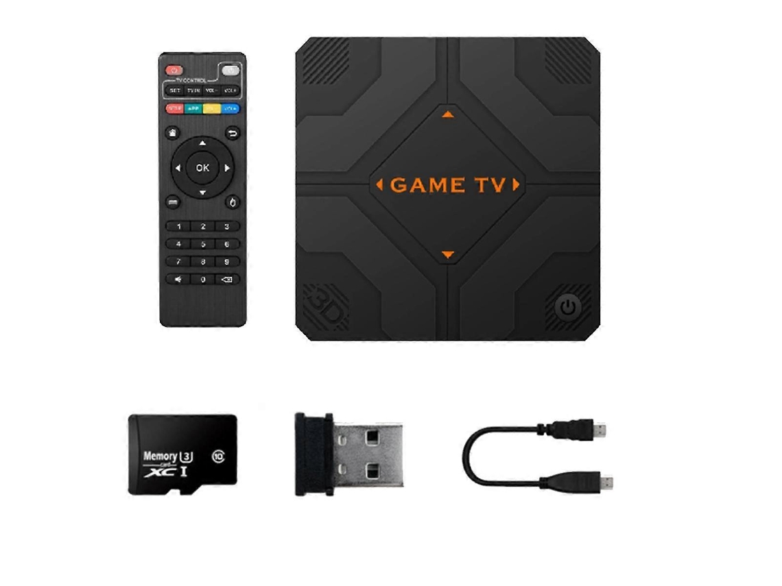V5 Retro Game Console 64g 45000 Games Dual Handheld Game Console Tv Box Game Controller Home Game S