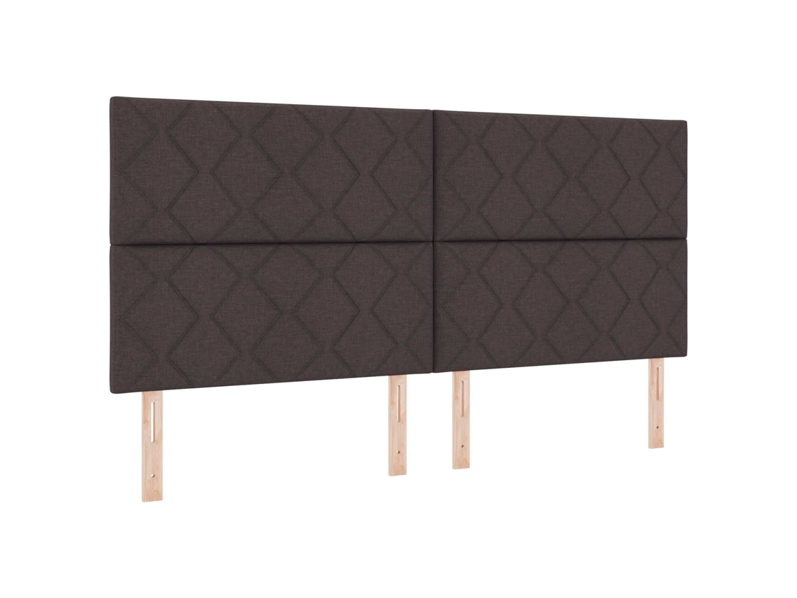 Maison Exclusive - Cabecero Led Gris Claro 200 Cm Tela