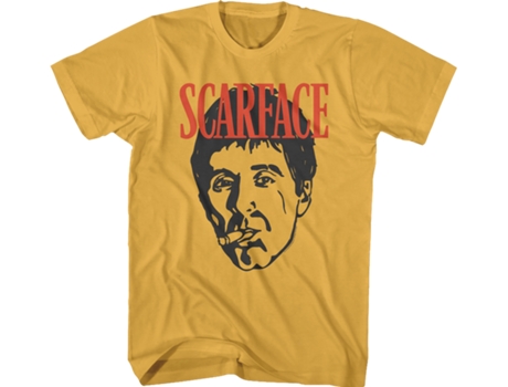 Camiseta Unisexo DEEPSTONE Tony Sketch Scarface Jengibre (S)