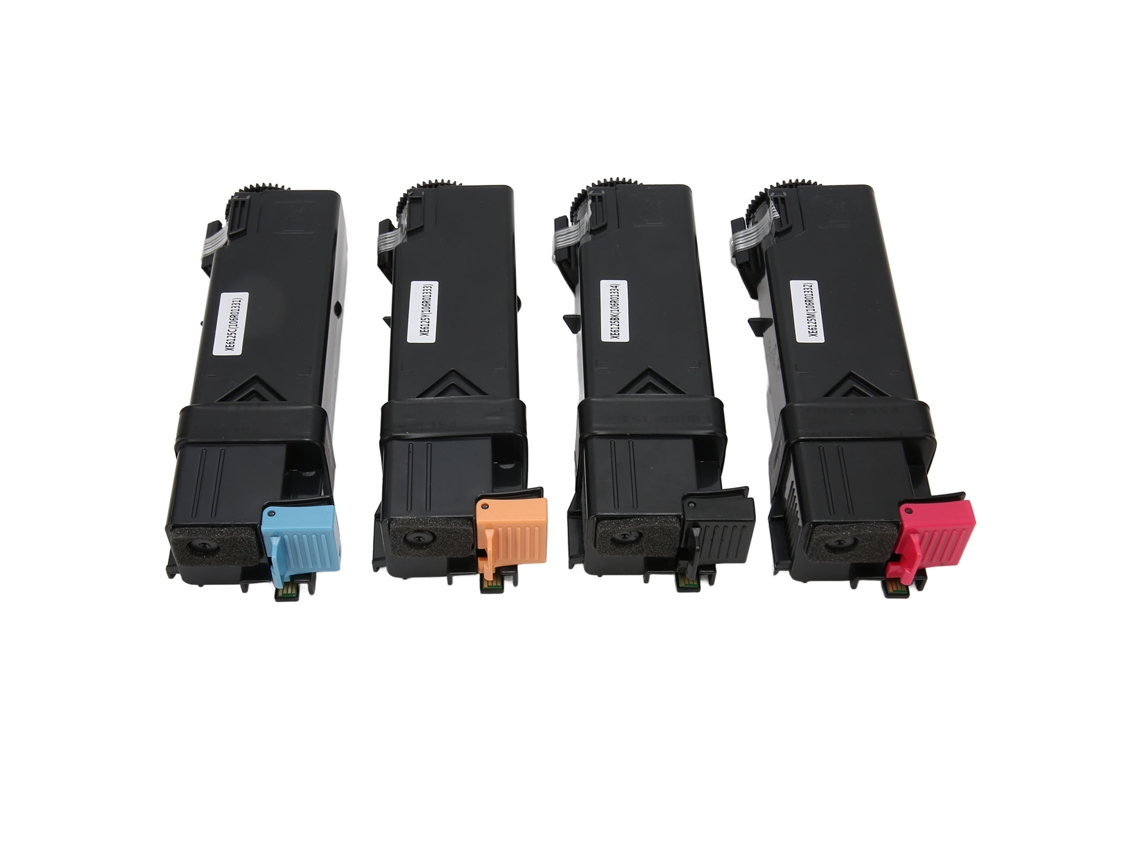 Juego De 4 Cartuchos De Tóner De Repuesto, 4 Colores, Compatibles Con Xerox Phaser 6125.
