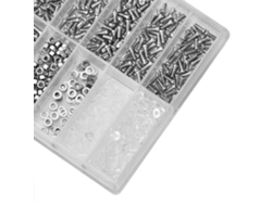 1000 Piezas De Microtornillos Y Tuercas Para Reparación De Gafas Y Relojes