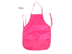10 Piezas De Delantal Sin Mangas Para Pintura Infantil Impermeable (rosa)