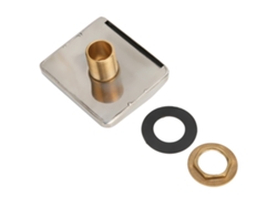 Grifo de bañera de acero inoxidable G1/2 para montaje en pared