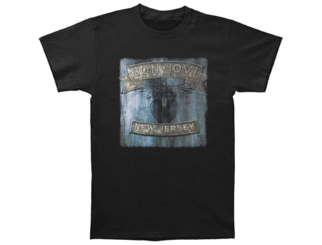 Camiseta ROCKINSTONE Bon Jovi Nueva Jersey (XL)