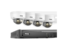 Sistema de cámaras de vigilancia de 8 canales, resolución de 12 MP, detección inteligente de personas y vehículos, 4 cámaras A de 8 canales, sin OEM