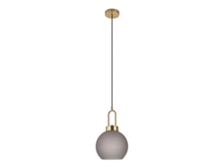 Lámpara colgante de cristal ahumado en forma de bola con casquillo HOUSE NORDIC Luton