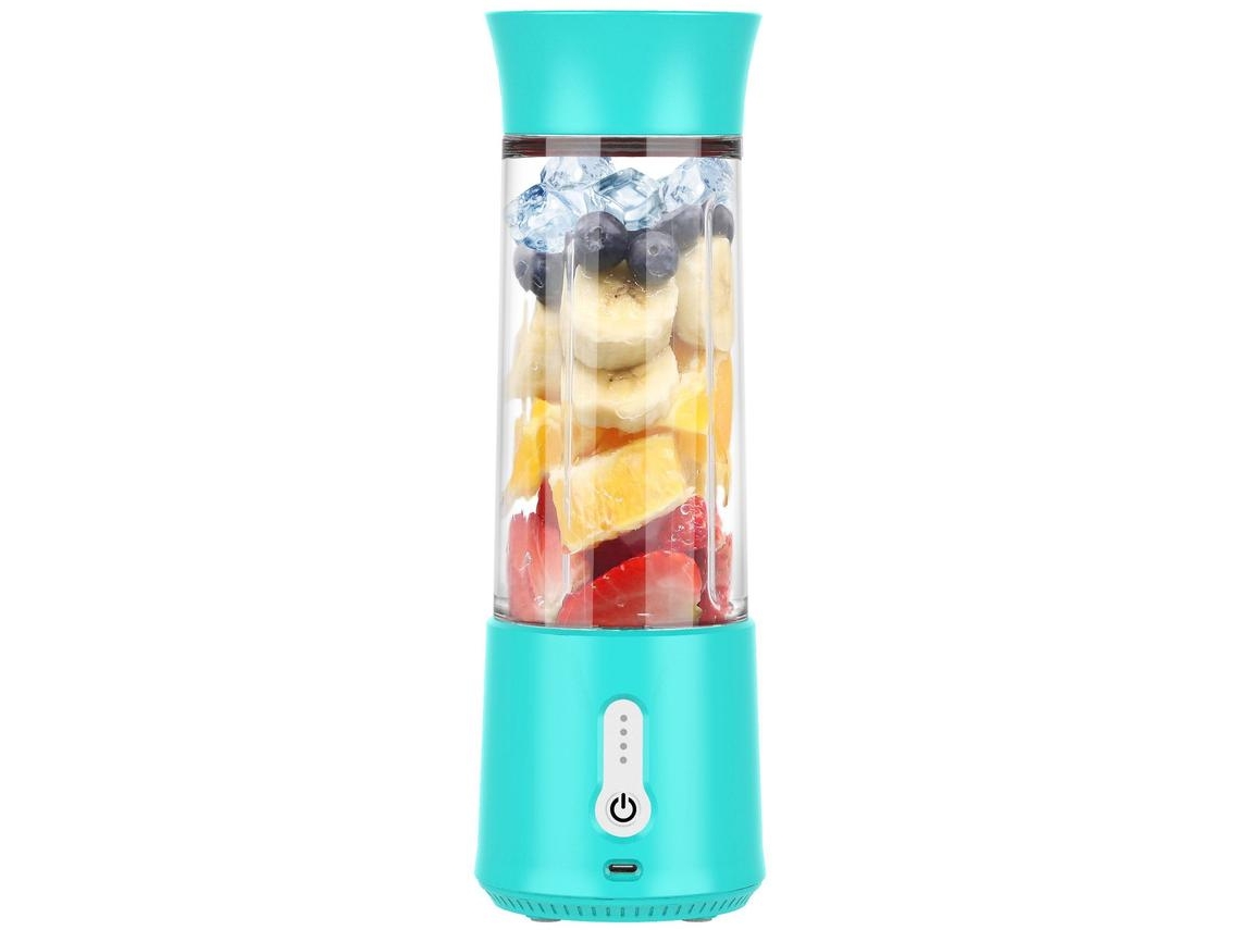 Extractor De Jugo Eléctrico De Carga Mini Taza De Jugo Multifuncional Portátil CHRUI azul cielo