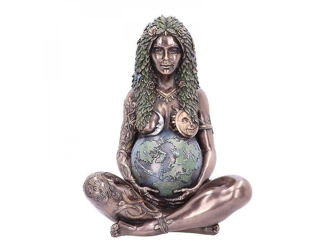 2026-estatua De La Diosa Gaia Tierra Madre Resina Pintada A Mano Decoración De Jardín Regalo De Pascua