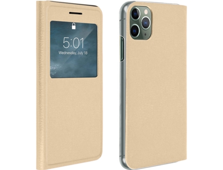 Funda iPhone 11 Pro Max AVIZAR FOLIO-SVIEW-GD-11PM Amarillo