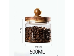 MDUG - Recipiente hermético para café (500 ml, con tapa)