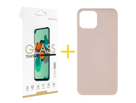 Conjunto de Protector de Pantalla para iPhone 11 Pro Max GANDY Beige (1un)