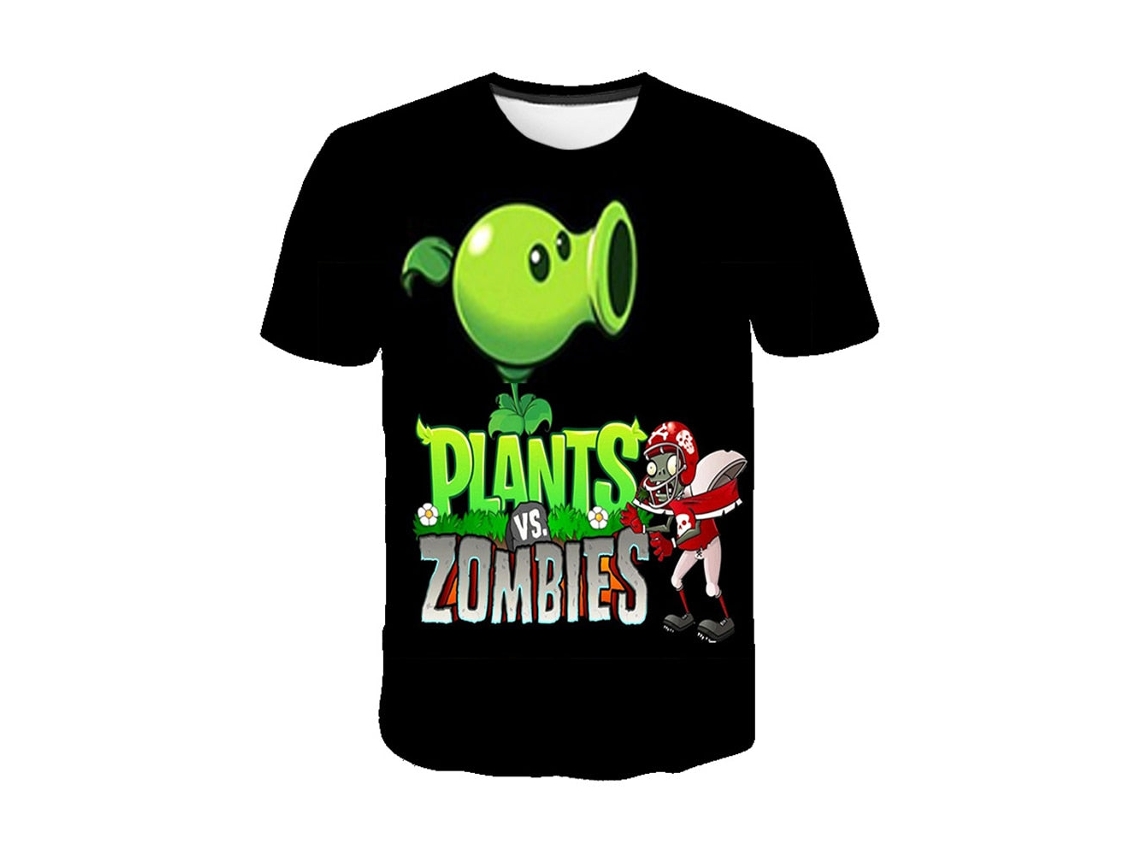 Playera de Verano de Dibujos Animados de Plants Vs Zombies, Ropa