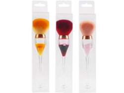 Juego De 3 Cepillos Para Polvo De Uñas Con Fibras Densas Y Suaves Y Mangos Ergonómicos.