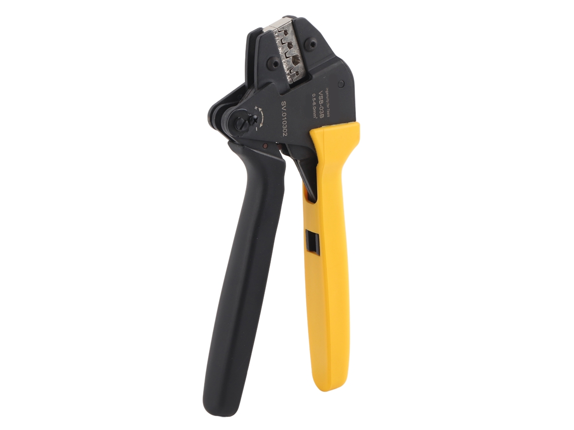 Alicates De Crimpado De Trinquete De 0,5~6 Mm Awg23-10, Acero Al Carbono, Herramienta Eléctrica Autoajustable