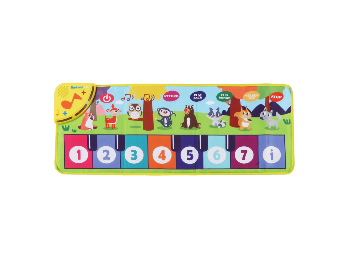Tapete Piano Musical Para Niños Con Sonidos De Animales Juego Divertido Alfombra Musical Teclado Electrónico Infantil