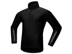 Jaqueta de ciclismo masculina Rebe para inverno, impermeável e à prova de vento, com detalhes refletivos e forro de lã.