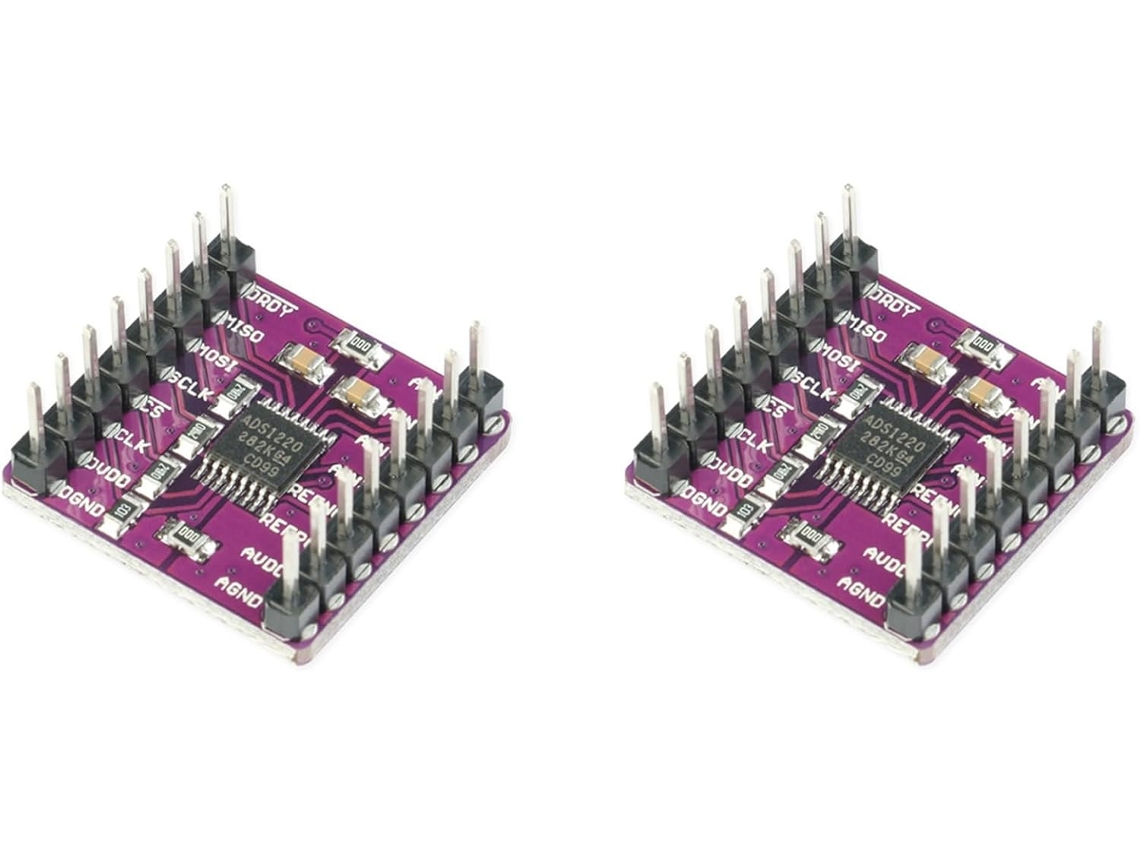 2 Módulos Convertidores Analógico-digitales Cjmcu-1220 Ads1220 De 24 Bits Para Sensores De Baja Velocidad
