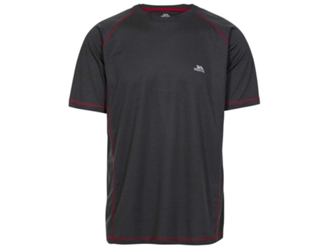 Camiseta de Hombre para Running TRESPASS Albert Negro (M)