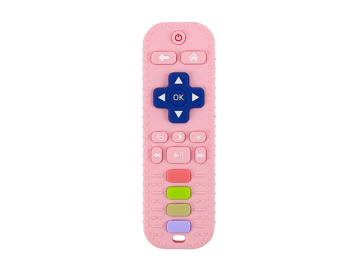 Mordedor Bebé Mando A Distancia Chrui 3-24 Meses Alivio Encías Silicone (rosa)