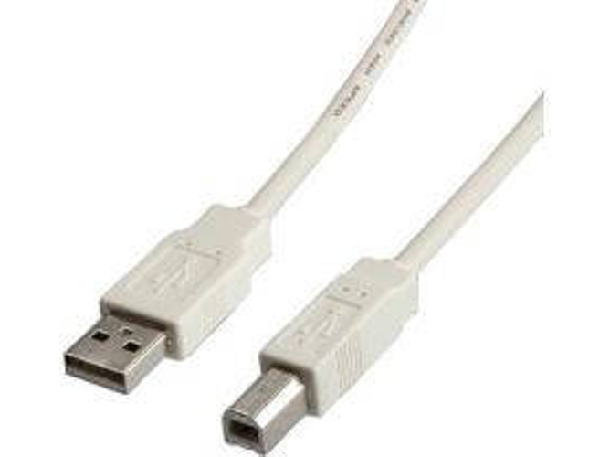 Cable USB NILOX USB A/USB B 0.8 m Macho/Macho Blanco